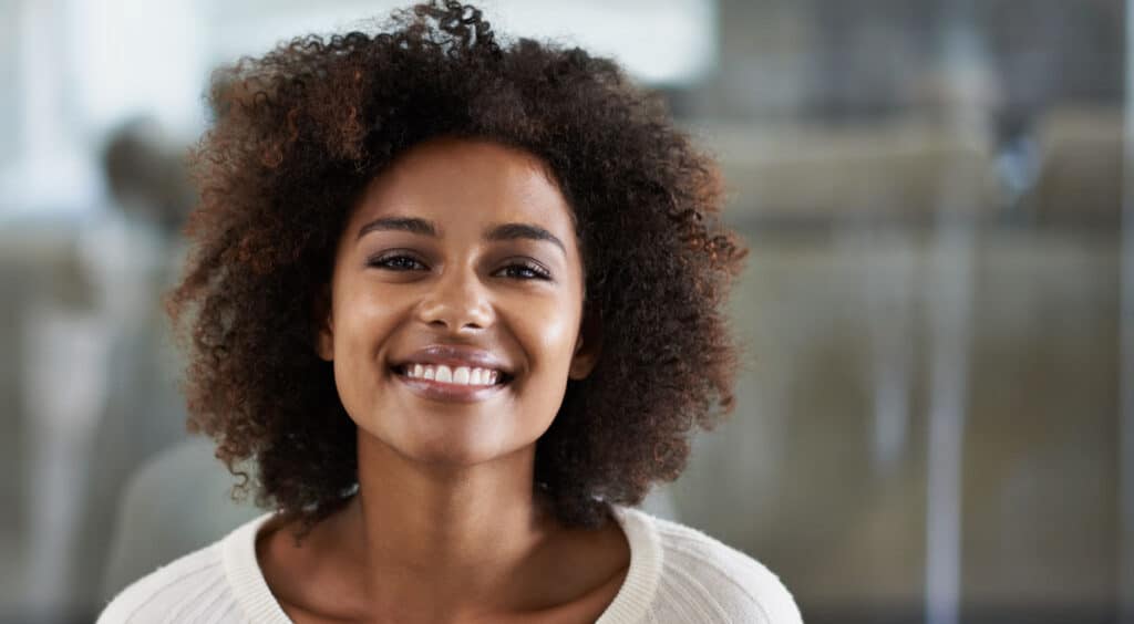 woman smiling fresh breath dental hygienist fulham